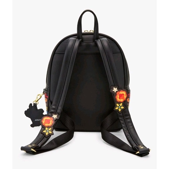 NWT Loungefly Disney Pixar Coco Floral Embroidered Backpack Day Of The Dead - Picture 4 of 4